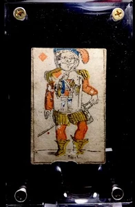 Tarjetas de juego antiguas auténticas con impresión escasa pintadas inversión raras individuales - Imagen 1 de 12