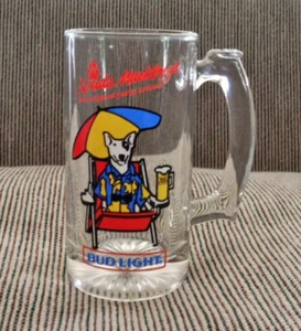 orig. 1987 Bud Light *SPUDS MACKENZIE* Anheuser-Busch BEER STEIN Beer Mug - Picture 1 of 5