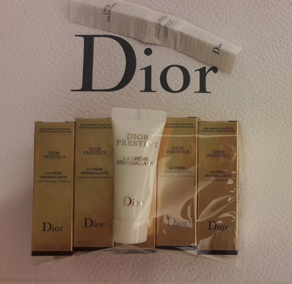 Dior Prestige LA Creme Crème Démaquillante Luxury Makeup Remover 10ml x 3 = 30ml - Image 1 of 4