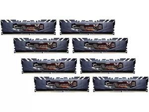 128GB G.Skill Flare X DDR4 2400MHz PC4-19200 for AMD Ryzen CL15 Kit (8x16GB) - Picture 1 of 4