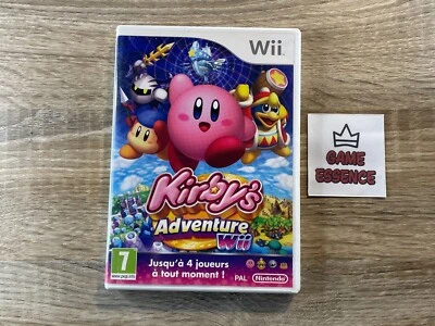 Kirby's Adventure Wii Nintendo Wii Complet PAL FR U - Immagine 1 di 3