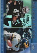 2001 Topps Chrome Football Combos Refractor Insert Singles - You Choose