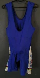 MENS AGU ITALIA ITALY CYCLING BICYCLE BIB BIBS BODY SHORTS PADDED SIZE S 2 SMALL - Picture 1 of 8