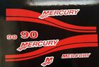 Mercury Outboard decals 25 - 90 115  225 HP  set  40 50 60 200 Marine Vinyl - £ 60.02