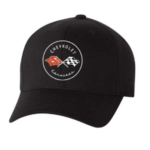 C 1 Corvette Chevrolet Black Mens Hat licensed - Picture 1 of 1