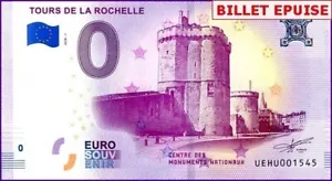TOURS DE LA ROCHELLE / BILLET 0 € / NULL EURO-SCHEIN / UEHU 2018-1 - Picture 1 of 1