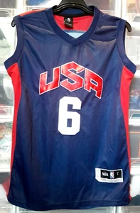 NBA: USA BASKETBALL TEAM / #6 LeBRON JAMES, SIZE LARGE - VERY GOOD CONDITION - Picture 1 of 9