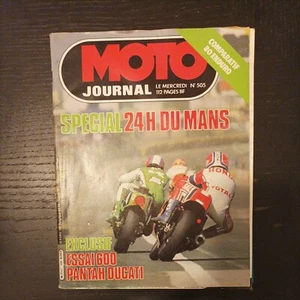 moto journal 505 Ducati 600 Pantah 24h du mans 1981 montessa 75 h6 Aprilia 80 RC - Bild 1 von 2