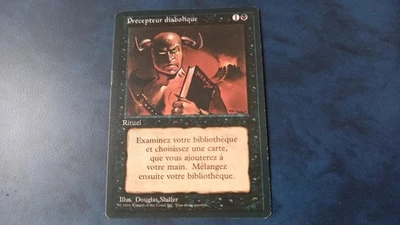 MTG - Carte Magic - Précepteur diabolique - 3ème édition Bords Noirs (FBB) - EX - Photo 1/2