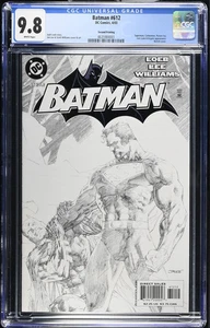 Batman #612 CGC 9.8 Jim Lee Sketch Cover - Picture 1 of 2