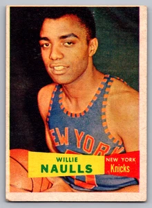 1957-58 TOPPS #29 WILLIE NAULLS KNICKS ROOKIE - Picture 1 of 3