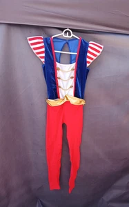 Costume Marcia Marinaio Soldato Rosso Bianco Blu Danza Jazz con Pantaloni Art Stone LC - Foto 1 di 5