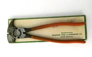 Vintage Diamond 10" Fence Tool Fencing Pliers Orange Handles R510P - Picture 1 of 5