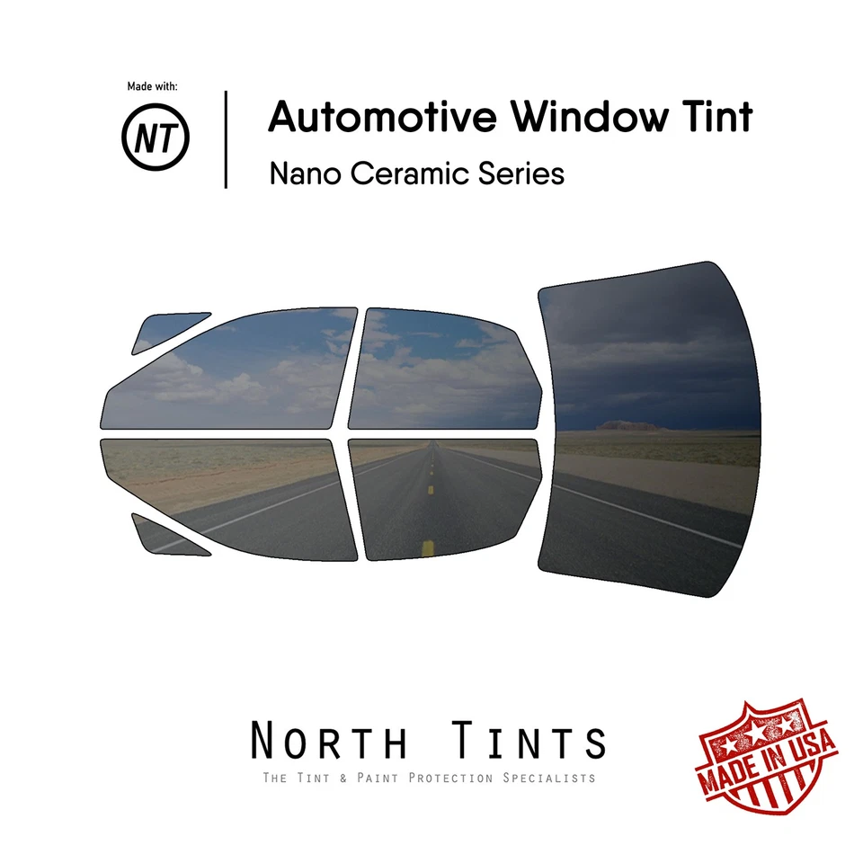 Vidro automotivo filme colorido janela pré-cortado nano cerâmica para Audi A4 1996-2001 - Imagem 1 de 4