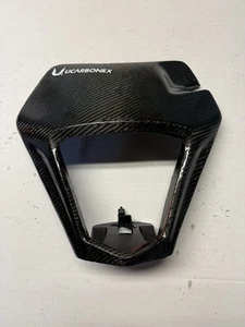 Real Carbon Fiber Gas Gas ES700 SM700 22-2024 Light Mask Lamp Cover Number Plate - Picture 1 of 10