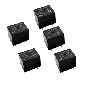 5 Stück Leistungsrelais HY3FF-DC24V 24VDC 10A 250 Leistungsrelais PCB-Typ - Picture 1 of 4