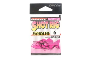 Decoy Worm 10 Shot Rig Worm Hook for Wacky Style Size 6 (5886) - Picture 1 of 6