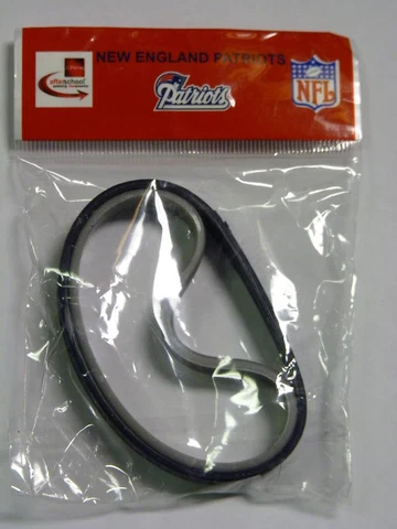 New England Patriots 2 Rubber Wristbands New Cover