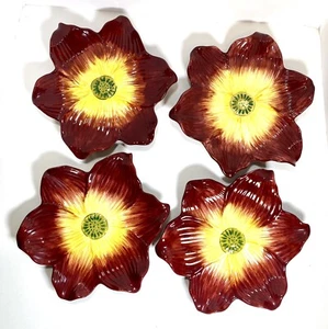 4er Set 10" AMBIANCE Collections Romance Nanette Vacher Floral Salatteller EUC - Bild 1 von 13