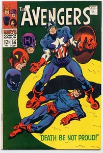 Avengers 56 bien/en muy buen estado 1968 Marvel Capitán América origen Retold John Buscema - Imagen 1 de 3