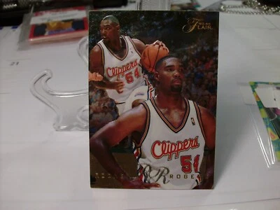 1995-96 Fleer Flair  #171 - Rodney Rogers - Los Angeles Clippers  95-061 - Image 1 of 2