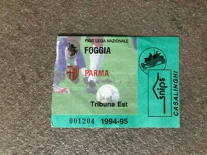 BIGLIETTO STADIO TICKET- FOGGIA vs PARMA STAGIONE 1994-95 - Imagen 1 de 2
