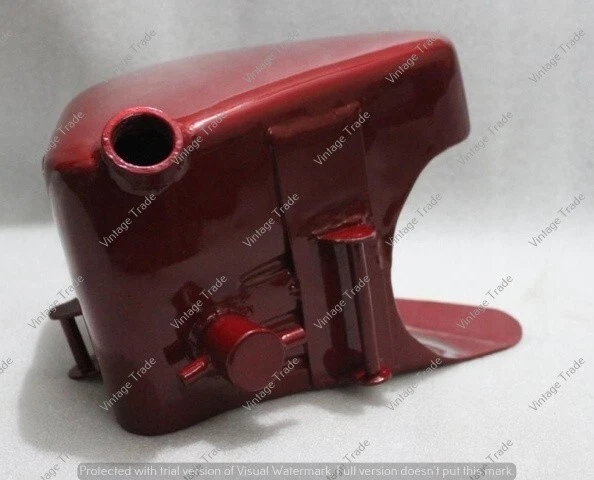 FIT FOR Norton P11 Scrambler Trials Ranger reproduction oil tank Cherry Painted - Image 1 of 3