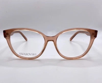 Marco de gafas de plástico redondo rosa ojo de gato Swarovski SK5431 072 53-16-140 Foto 1 de 4