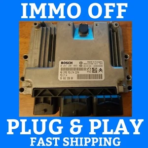 PLUG & PLAY PEUGEOT 207 ENGINE ECU 0261201863 9666235880 IMMO OFF UNLOCKED - Picture 1 of 2