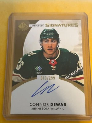 2023-24 Upper DECK SP AUTHENTIC CURATED SIGNATURES CONNOR DEWAR 13 /299 - Image 1 of 2