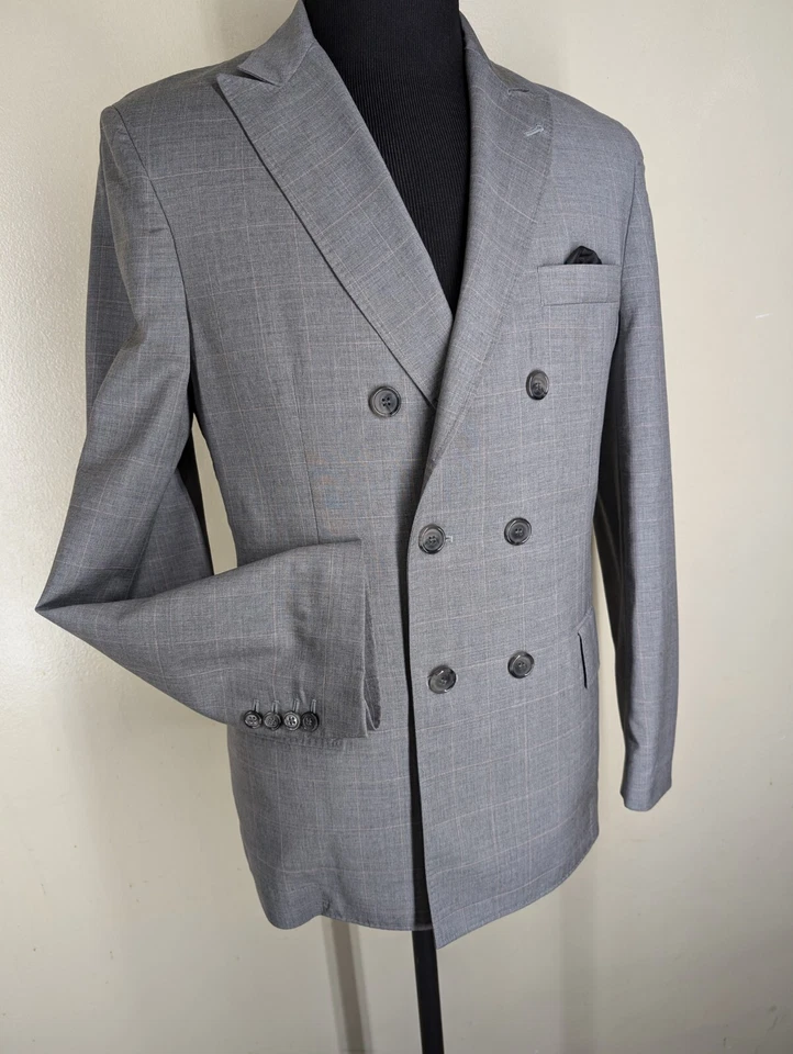 Blazer Band Of Outsiders feito na Itália peito duplo - Sem calças - EUA tamanho 38 Reg - Imagem 1 de 4