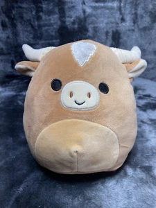 Squishmallows Wilfred The Highland Cow 7-8" Plush, BROWN Highland Cow, ORIGINAL - Picture 1 of 5
