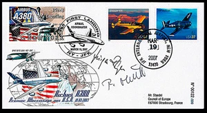 FFC USA "Airbus A380 MSN007 Flight Frankfurt-New York" 2007 signed RAPS & MULLER - Picture 1 of 1