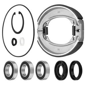 Rear Axle & Brake Bearing Seals & Shoes Kit for Honda Recon 250 TRX250EX TRX2... - Picture 1 of 7