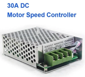 30A DC Motor Speed Controller / Governor Suitable 12V 24V 48V 30W~1500W Motor - Picture 1 of 5