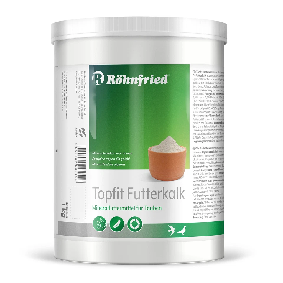 Röhnfried Topfit-Spezial-Futterkalk 1000g - Bild 1 von 1