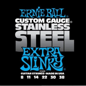 Ernie Ball 2249 Stainless Steel Extra Slinky Electric strings 8-38 - Picture 1 of 2