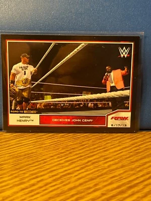 2014 Topps WWE Road to Wrestlemania #18 Mark Henry - Image 1 of 2