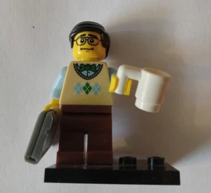 Lego Computer Programmer minifigure w/laptop and C:\ coffee cup, computer opens - Picture 1 of 5