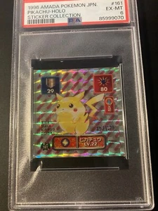 PSA 6 Pikachu Holo Sticker Sammlung Japanese 1999 Pokemon - Bild 1 von 2
