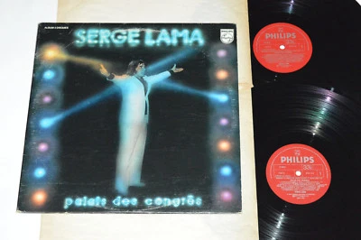 SERGE LAMA Palais des Congres 2-LP Philips Canada 6641-702 VG+/VG+/VG Congrès - Image 1 of 4