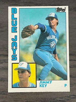 Tarjeta de novato 1984 Topps intercambiada Jimmy Key #62T Toronto Blue Jays (A) Foto 1 de 2