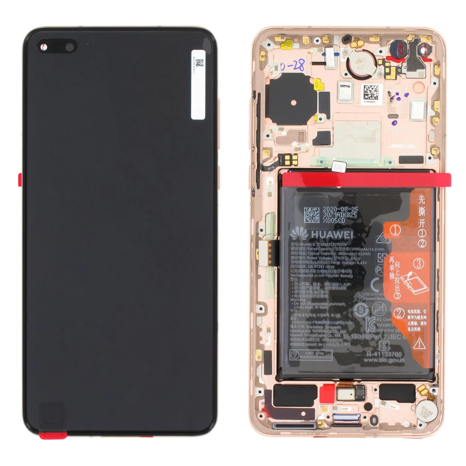 Original Huawei P40 OLED LCD Display Touch Screen Bildschirm Digitizer Gold - Bild 1 von 1