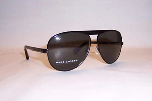 NEW MARC JACOBS SUNGLASSES MJ 365/S MJ365 BLACK GRAY 006/NR AUTHENTIC - Picture 1 of 8