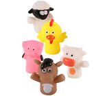  5 Pcs Animal Head Finger Puppet Portable Story Puppets Cots Appease