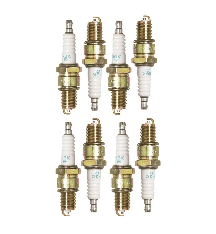 Set of 8 NGK Standard Resistor Spark Plugs For Land Rover Mercedes Porsche V8 - Image 1 of 1