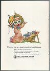 1962 BELL TELEPHONE advertisement, baby girl cartoon Pete Hawley, print ad