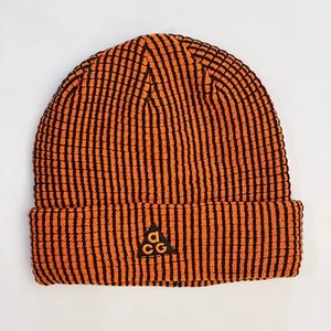 Nike ACG Big Kids' Cuffed Beanie, DV3350, Black/Safety Orange, One Size - Picture 1 of 3