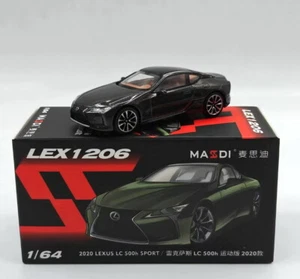 MASDI 1/64 Scale Lexus LC500h Sport 2020 Green Diecast Car Model Toy Gift NIB - Picture 1 of 6