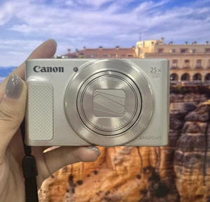 Canon Powershot SX620 HS  White  Compact Digital Camera  25x Optical Zoom WiFi - Picture 1 of 7
